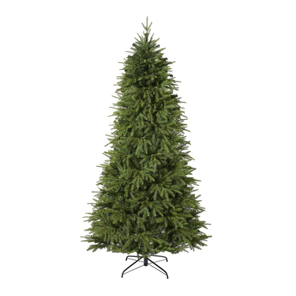 7.5’ Vancouver Fir “Natural Look” Artificial Christmas Tree with 600 Clear LED Lights and 2942 Bendable Branches