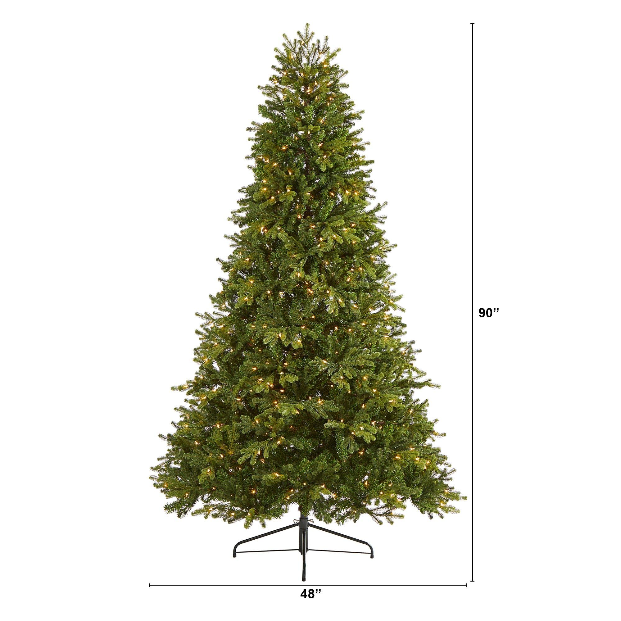 (新品未使用)クリスマスツリー 7.5' Washington Fir Artificial Christmas Tree with 600 Clear