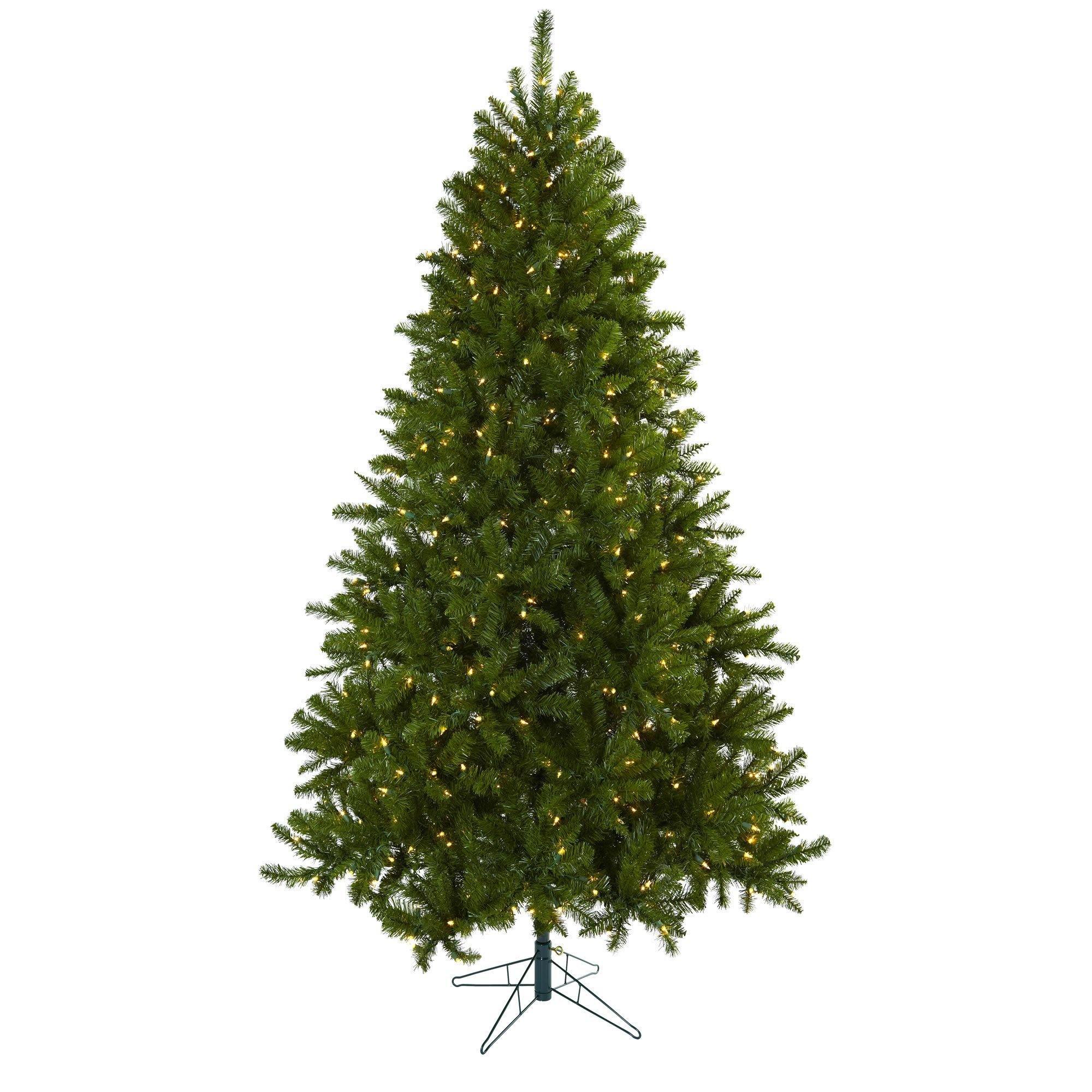 7.5' Windermere Christmas Tree w/Clear Lights | Nearly Natural