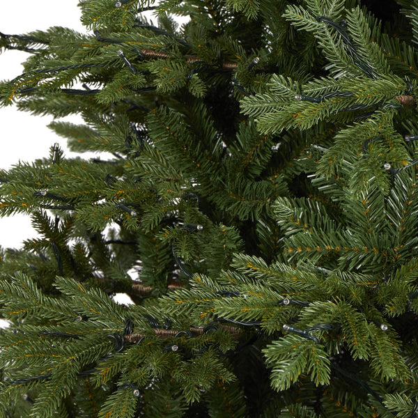 7.5’ Wyoming Spruce Artificial Christmas Tree with 650 Clear LED Lights and 1701 Bendable Branches