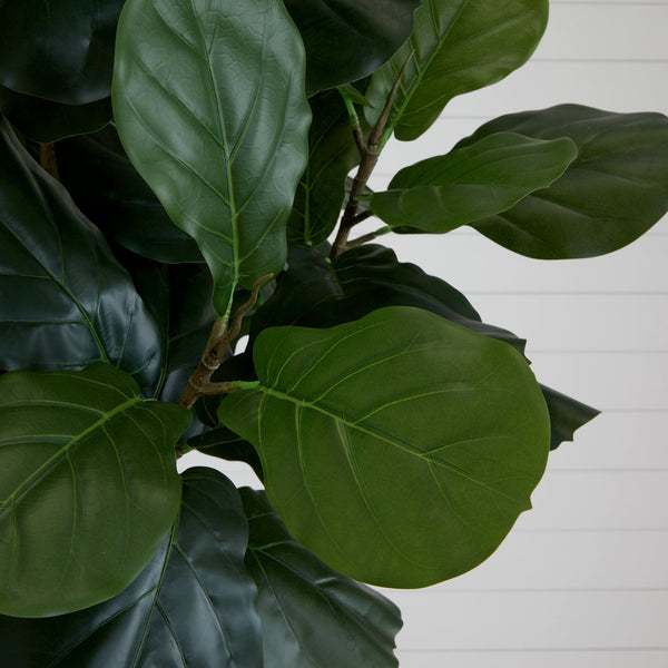 8’ Artificial Fiddle Leaf Fig Tree