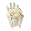 8” Cymbidium Orchid Artificial Arrangement in Chair Planter