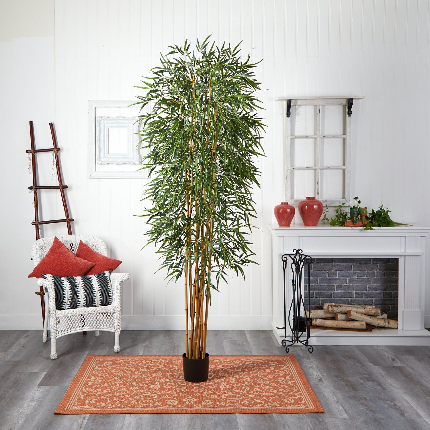 7’ Fancy Style Bamboo Silk Tree