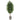8’ Ficus Artificial Tree in Handmade Black and White Natural Jute and Cotton Planter