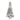 8’ Flocked Montana Down Swept Spruce Artificial Christmas Tree with Pinecones and 500 LED Lights