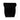 8” Fluted Metal Square Planter