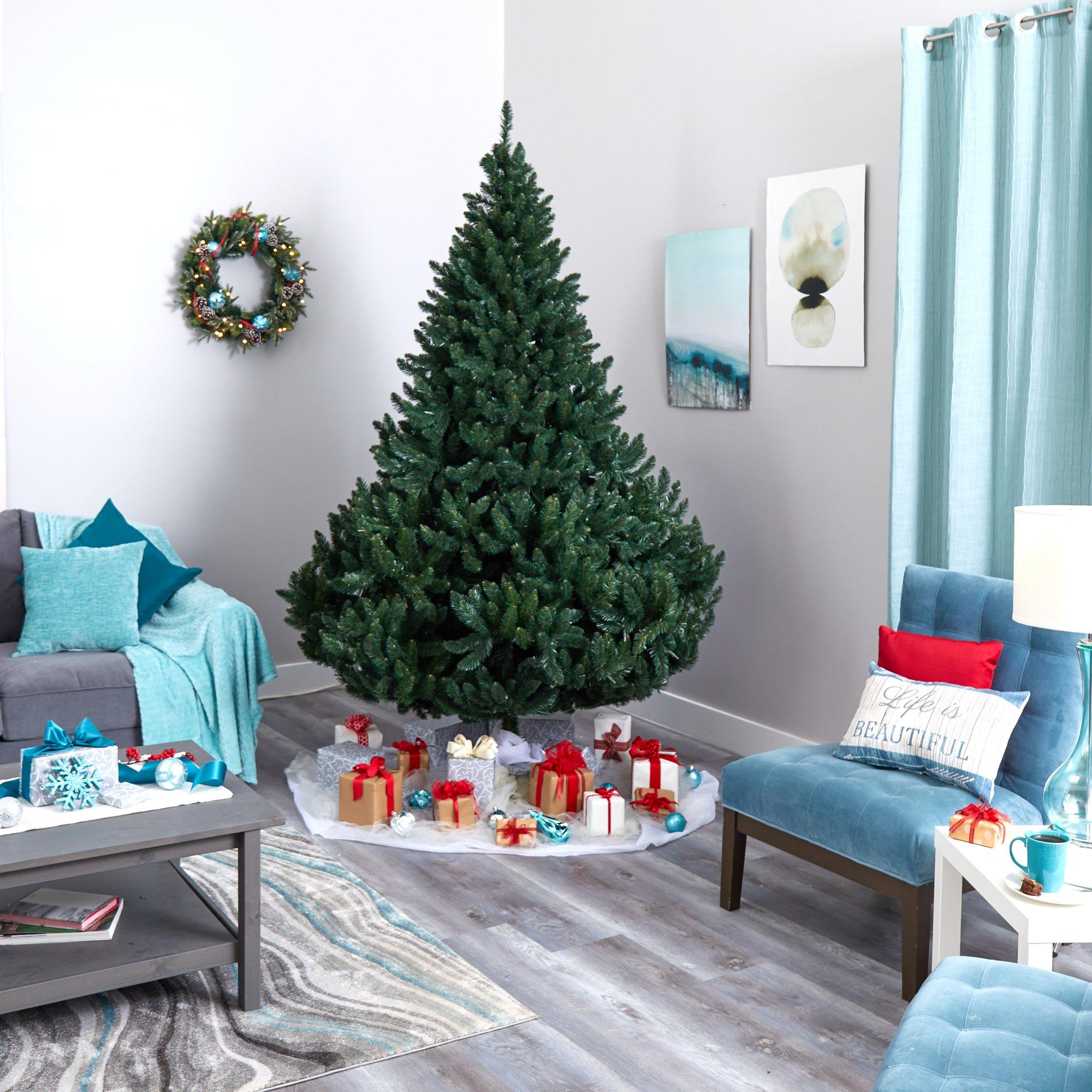 8' Northern Rocky Spruce Artificial Christmas Tree with 500 Clear