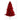 8' Red Flocked Fraser Fir Artificial Christmas Tree