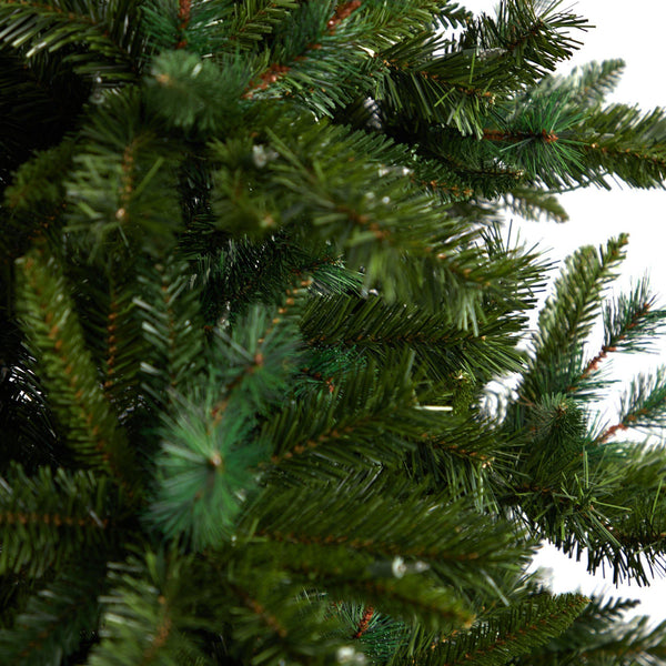 8’ Wyoming Mixed Pine Artificial Christmas Tree with 650 Clear Lights and 2302 Bendable Branches