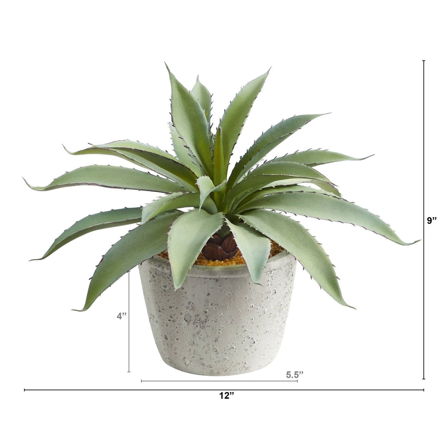 9” Aloe Succulent Artificial Plant