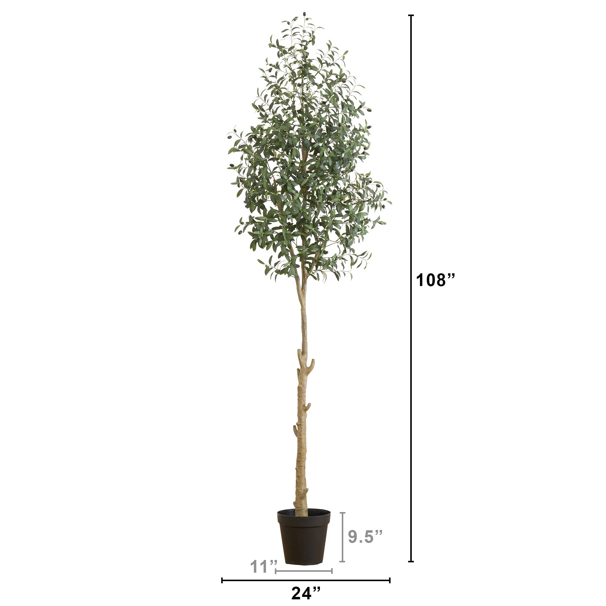 9' Artificial Olive Tree | Nearly Natural