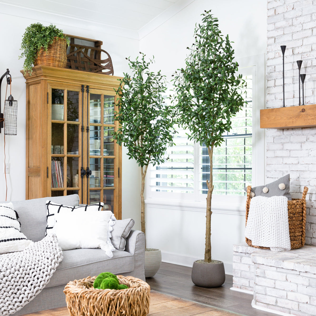 9’ Artificial Olive Tree | Nearly Natural