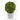 9” Boxwood Artificial Mini Topiary (Set of 3)