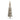 9’ Flocked Pencil Artificial Christmas Tree with 600 Clear Lights and 896 Bendable Branches