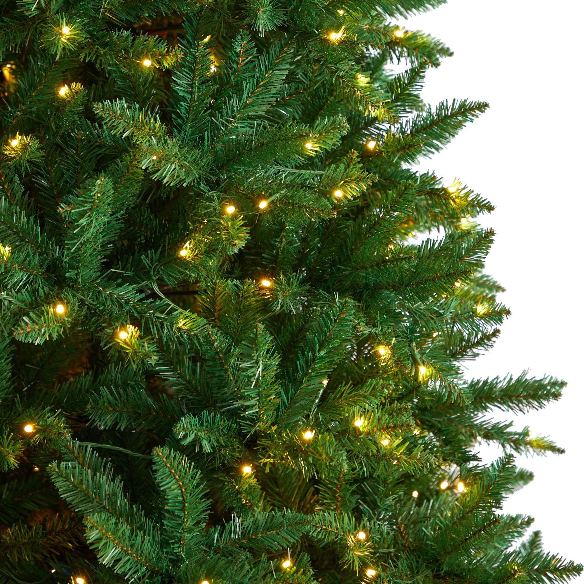 9' Green Valley Fir Artificial Christmas Tree with 800 Clear LED