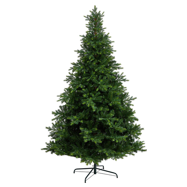 9’ North Carolina Spruce Artificial Christmas Tree with 750 Clear Lights and 1912 Bendable Branches