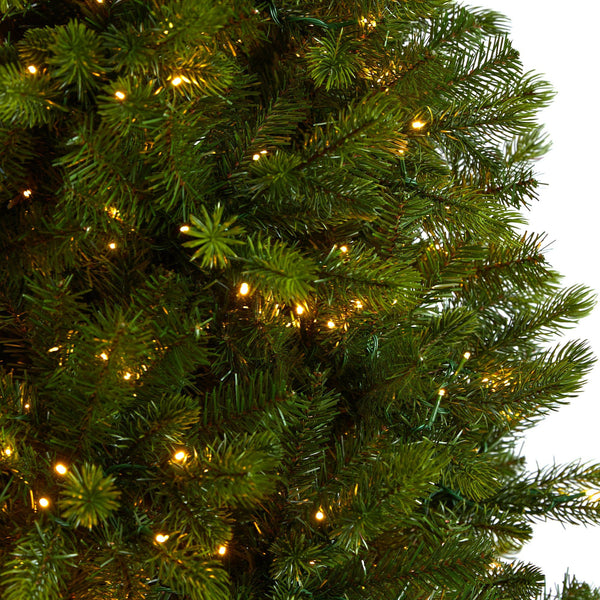 9.5' Slim Colorado Mountain Spruce Artificial Christmas Tree