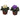 African Violet w/Vase Silk Plant (Set of 2)