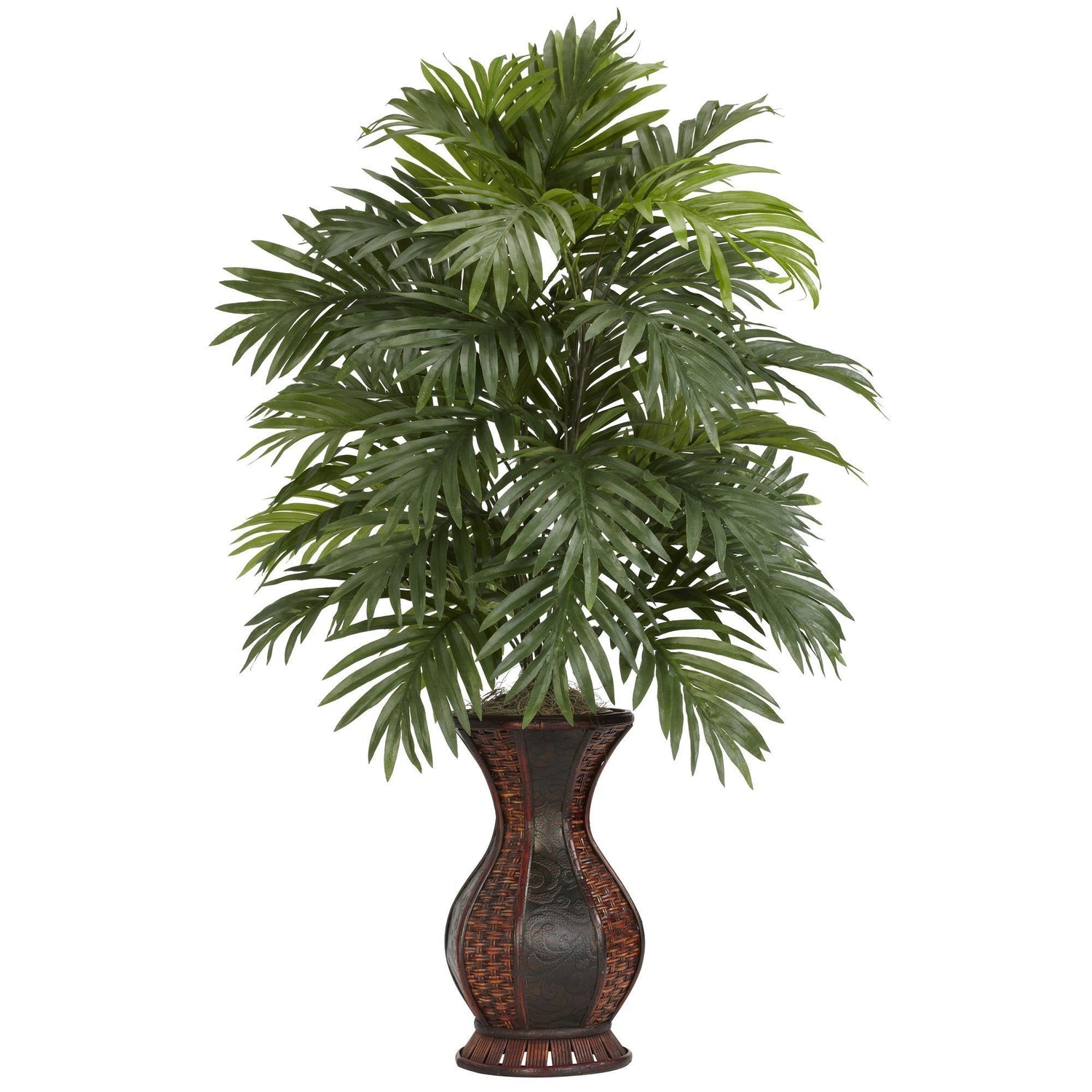 silk areca palm Areca Palm w/Urn Silk Plant