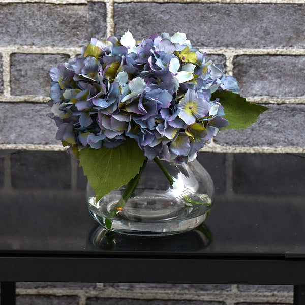 Artificial Blooming Hydrangea in Vase