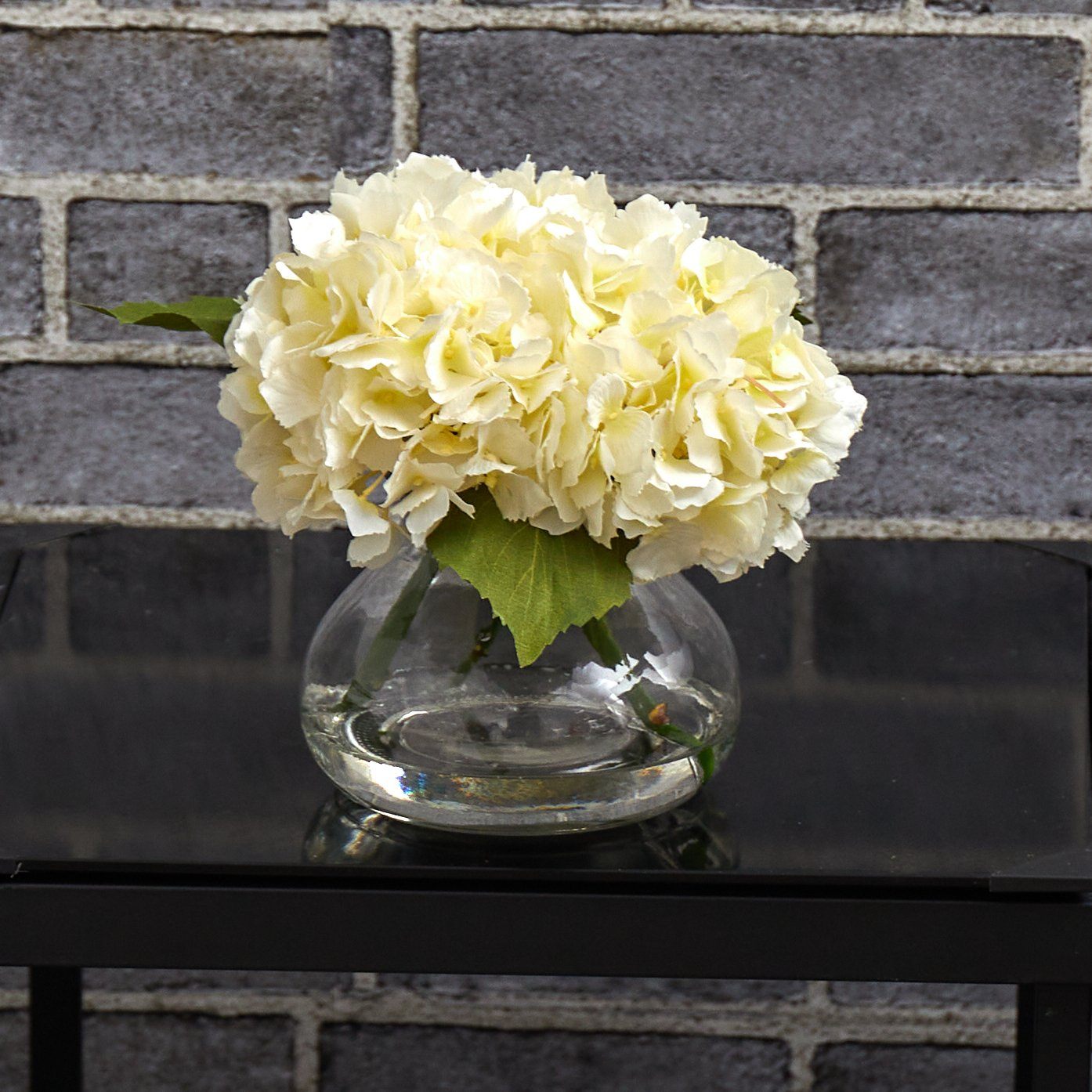 Artificial Blooming Hydrangea in Vase