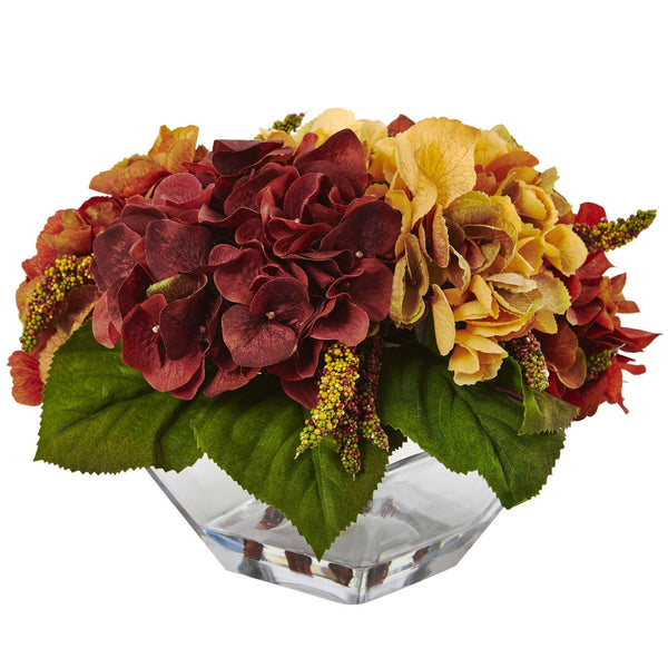 Autumn Hydrangea Berry w/Vase
