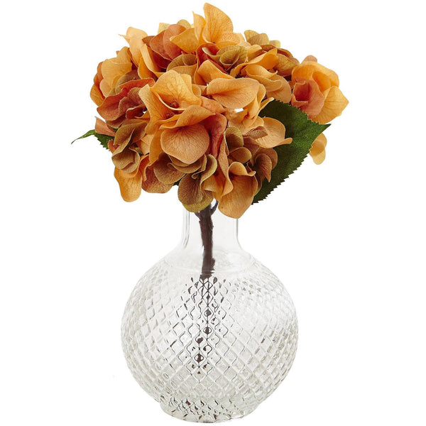 Autumn Hydrangea w/Vase (Set of 3)