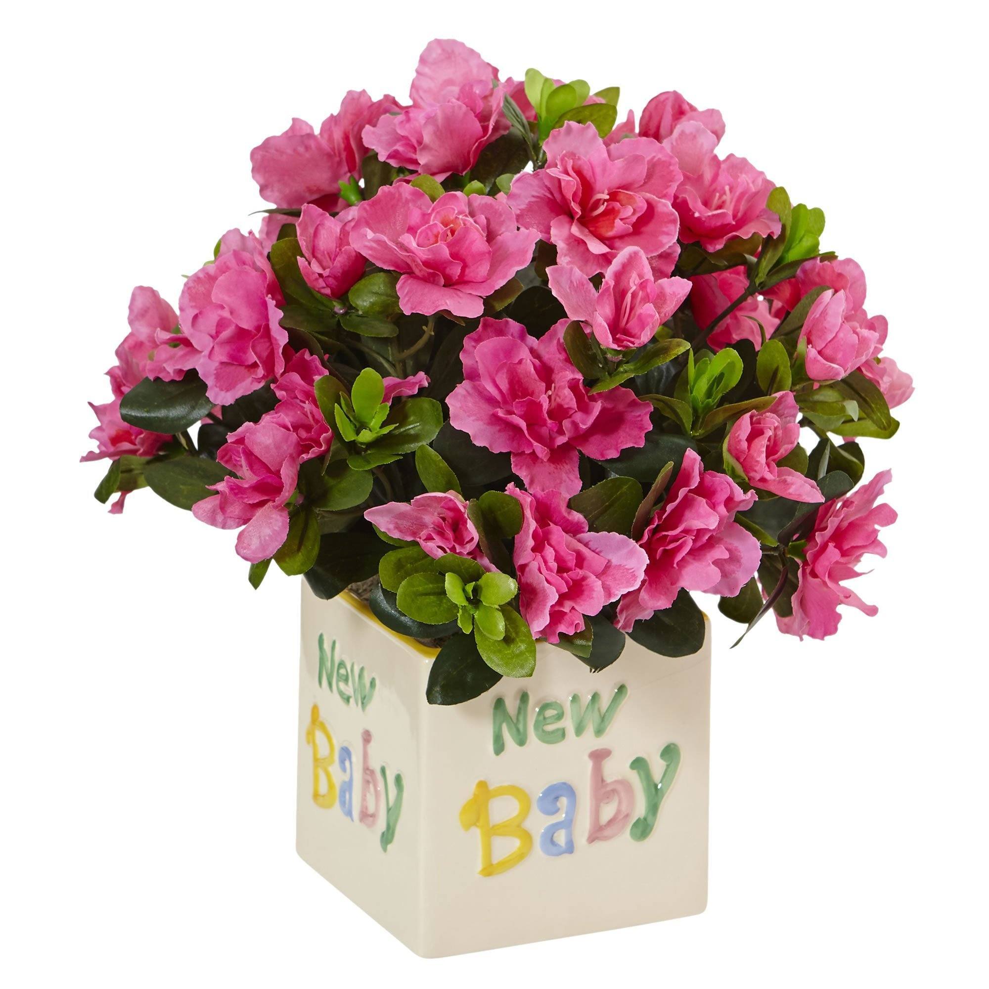 Azalea in New Baby Ceramic | Nearly Natural