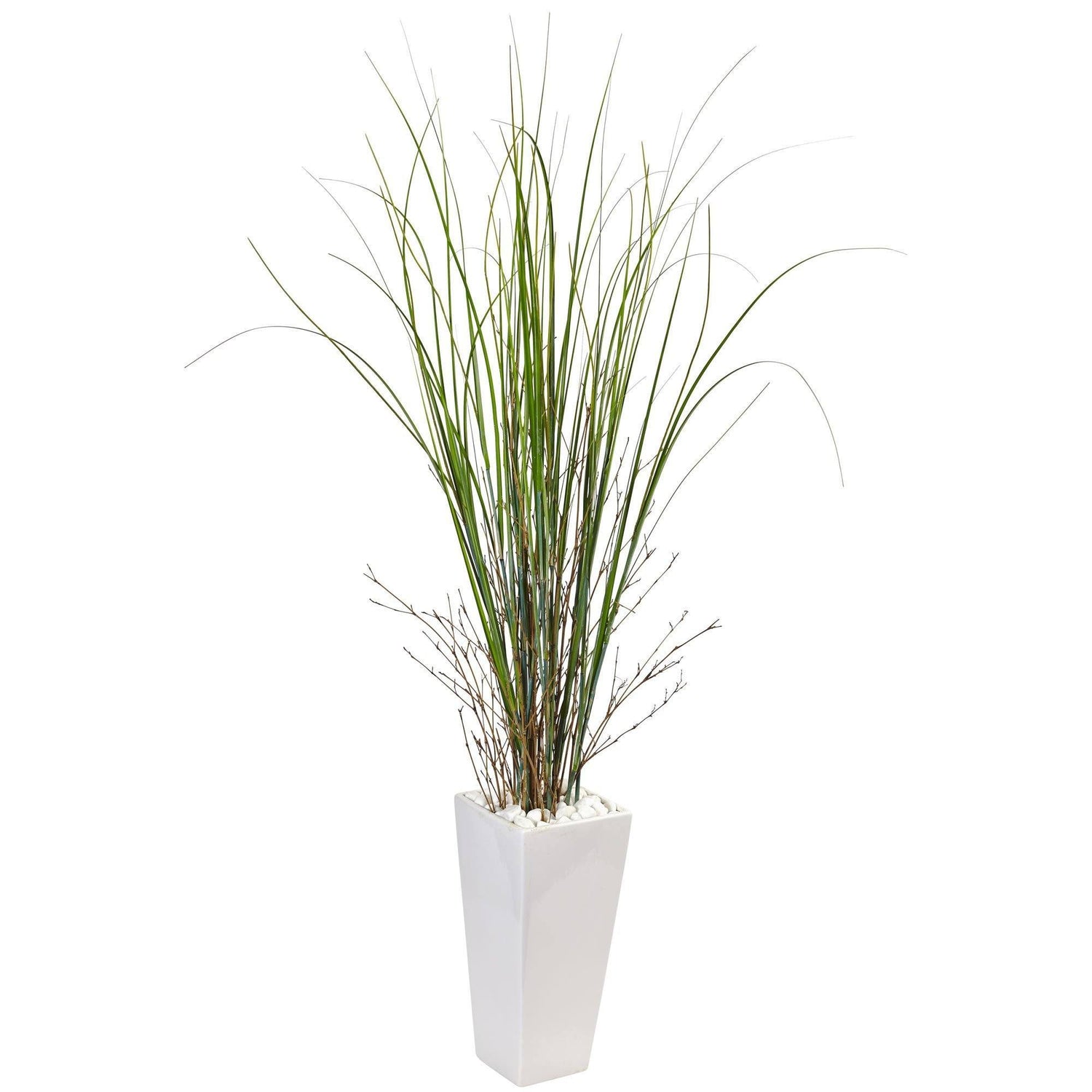 Bamboo Grass in White Tower Ceramic