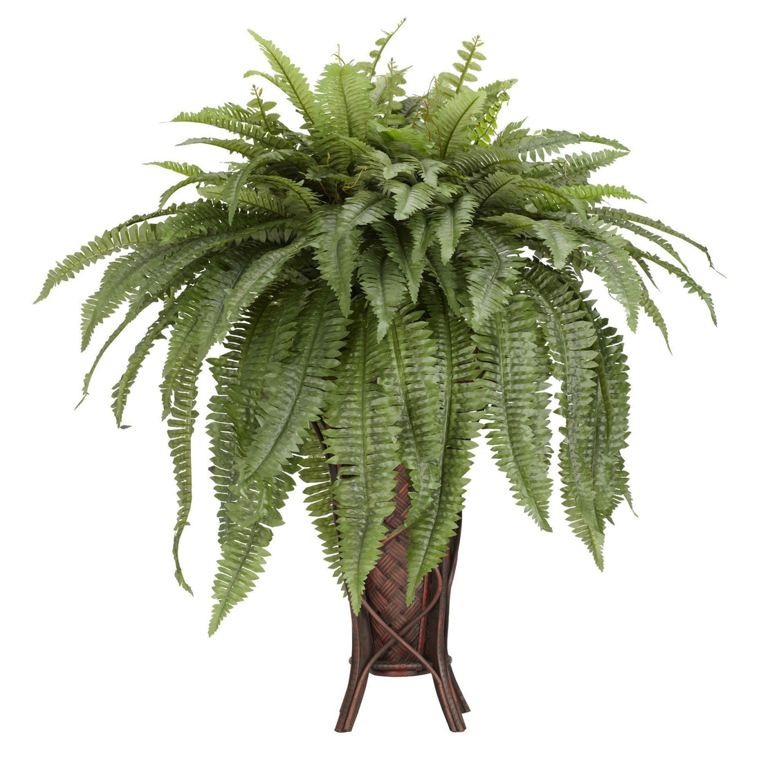 planting boston ferns in pots Boston Fern w/Stand Silk Plant