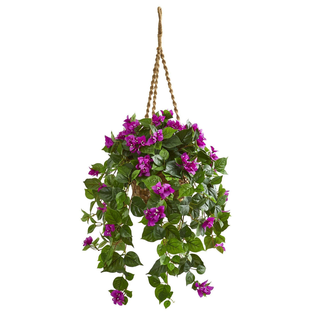 hanging bougainvillea plant Bougainvillea Artificial Plant in Hanging Basket