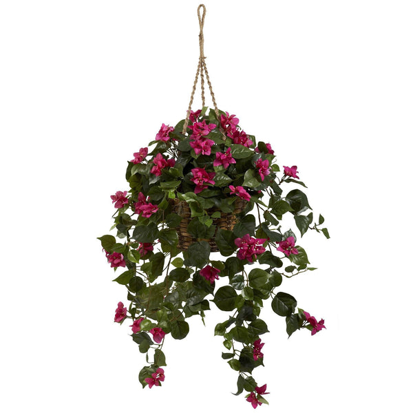 Bougainvillea Silk Hanging Basket