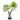 Calla Lily and Fan Palm Artificial Arrangement in Cylinder Glass