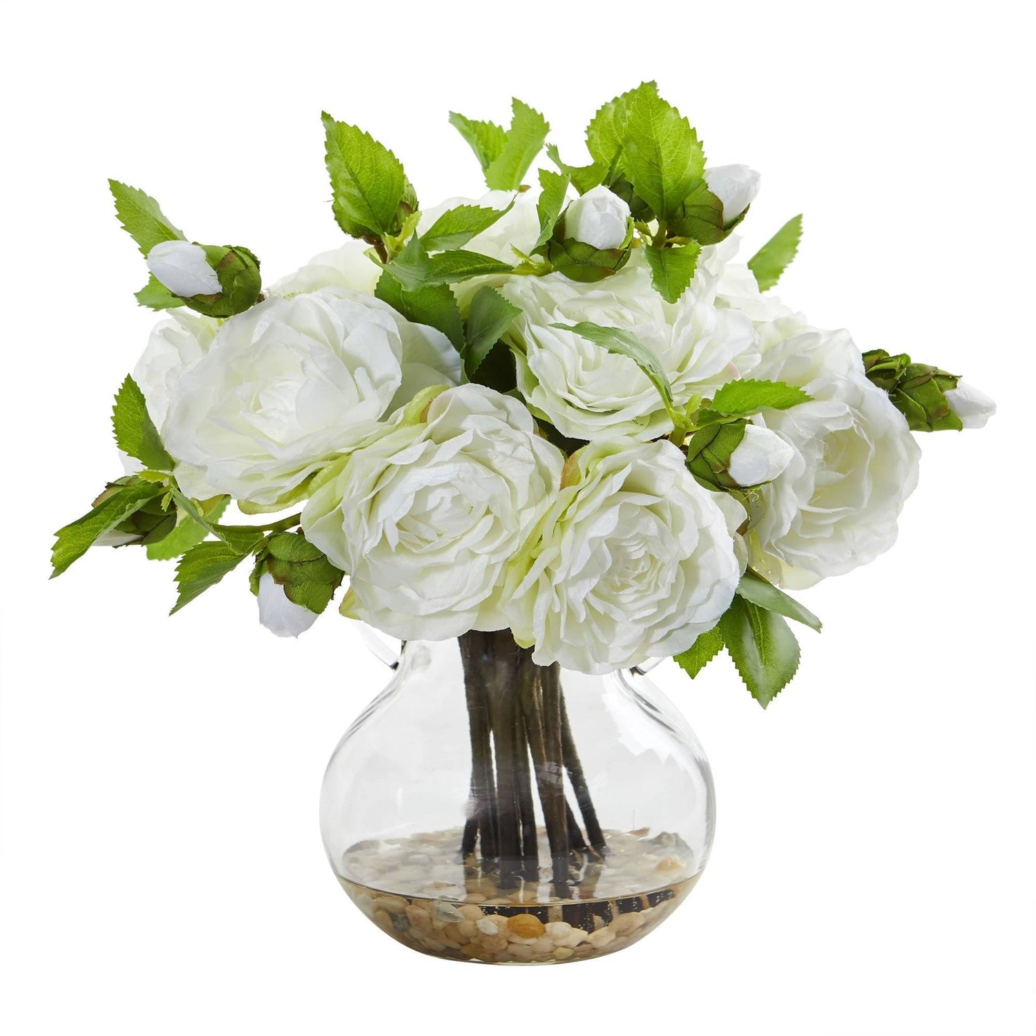 Camellia Artificial Arrangement in Vase