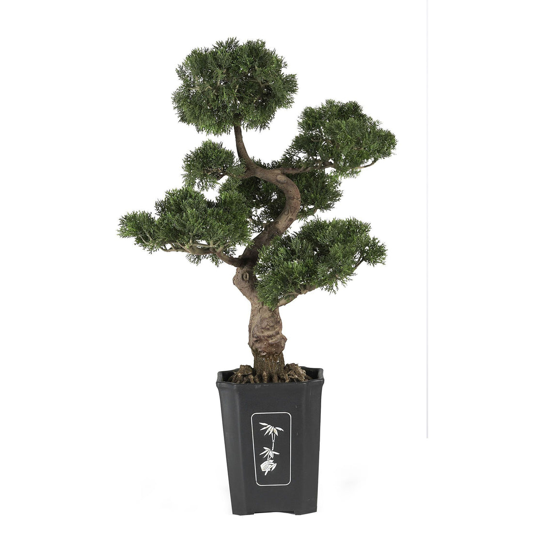 bonsai tree fake Cedar Bonsai 36" Silk Plant