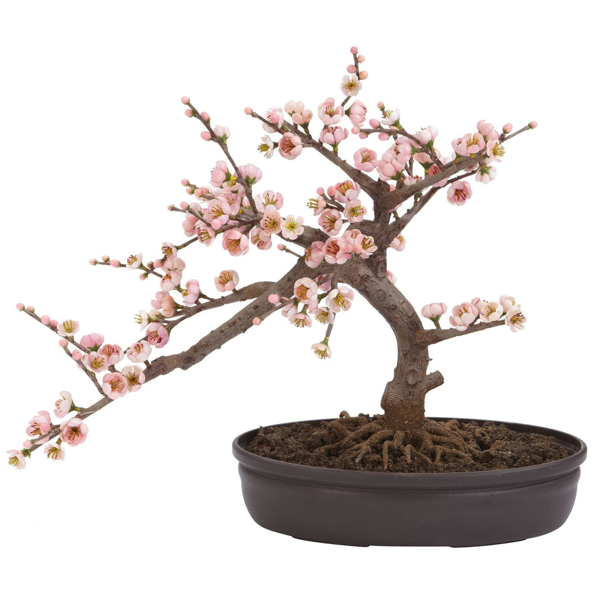 cherry tree bonsai Nearly Natural Cherry Blossom Bonsai Silk Tree, Pink