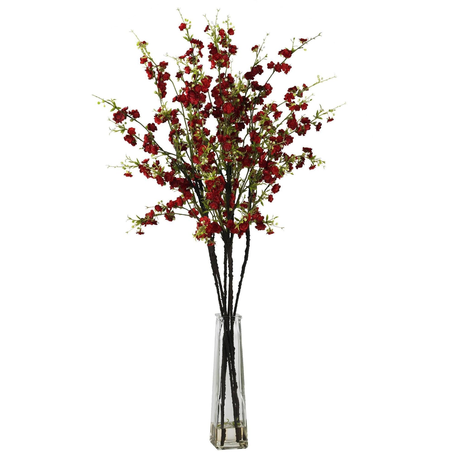 Cherry Blossoms w/Vase Silk Flower Arrangement