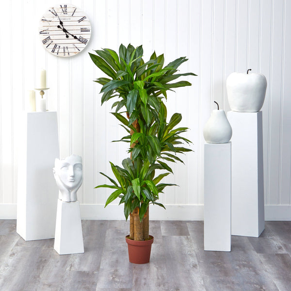 Corn Stalk Dracaena Silk Plant (Real Touch)