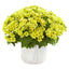 Daisy Artificial Arrangement in Marble Finished Vase