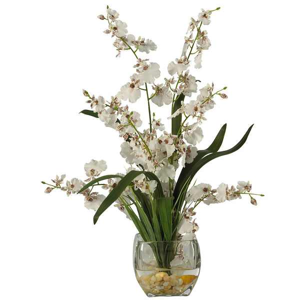 Dancing Lady Orchid Liquid Illusion Silk Flower Arrangement