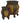 Decorative Rounded Wood Planters (Set of 2)
