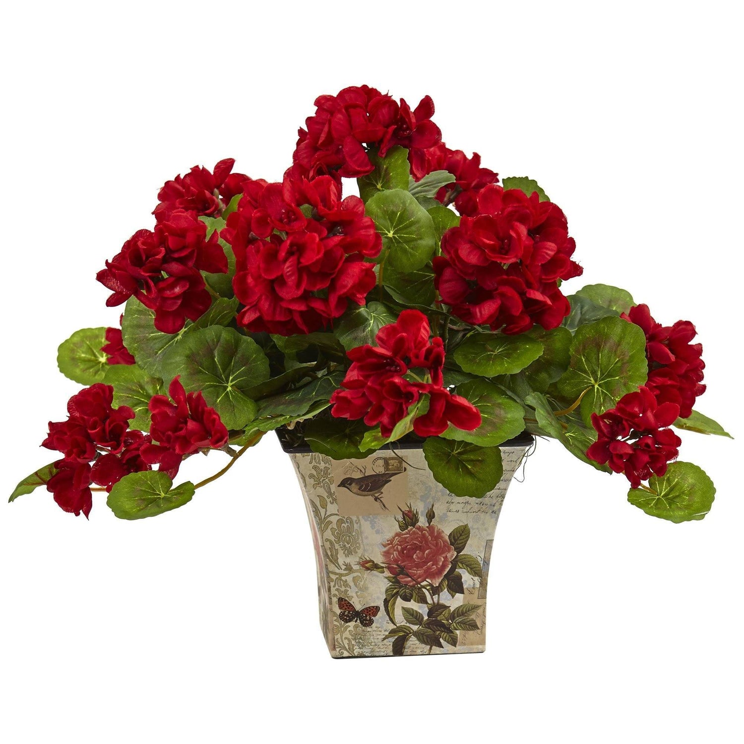 18 or 24 Artificial Geranium Bush-geranium Plant-faux Silk Artificial Plant-vase  Filler-pot Filler-floral Supply -  Norway