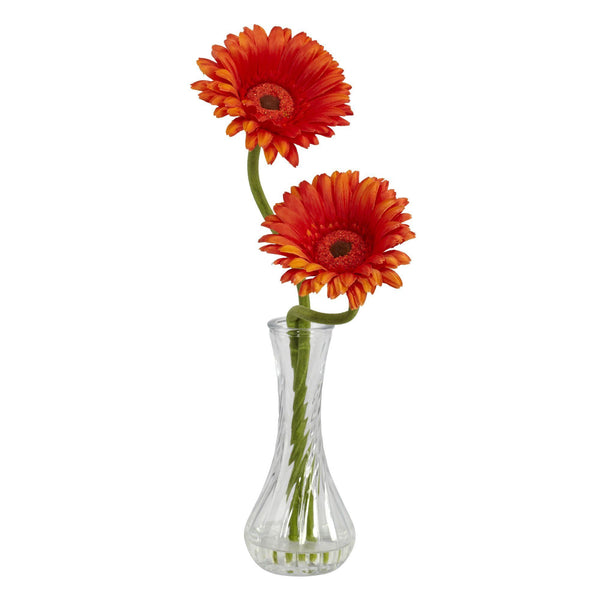 Gerber Daisy w/Bud Vase (Set of 3)