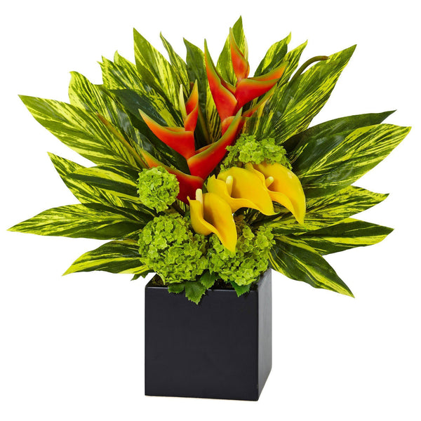 Heliconia and Calla Arrangement