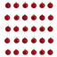 Holiday Christmas 30 Count 2.5” Shatterproof Ornament Set with Re-Useable Storage Container