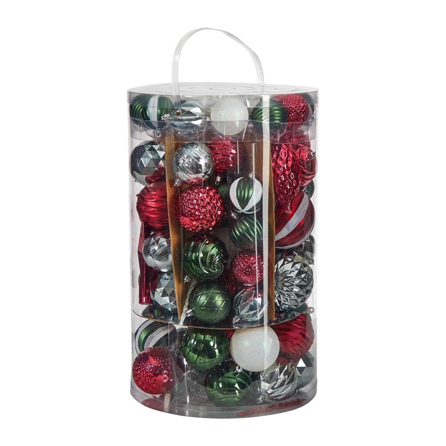  Holiday Ornament Storage - White / Holiday Ornament