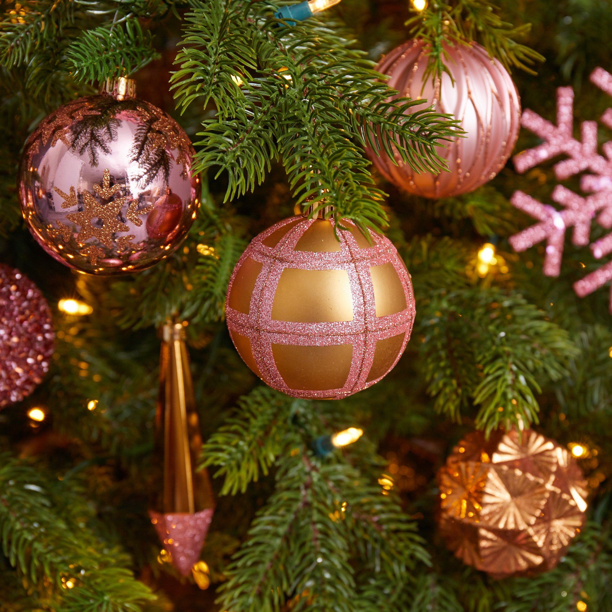 Holiday Shatterproof, 52 Count Christmas Tree Ornament Box Set