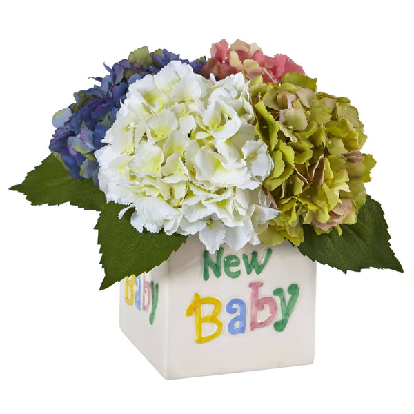 Hydrangea in New Baby Ceramic