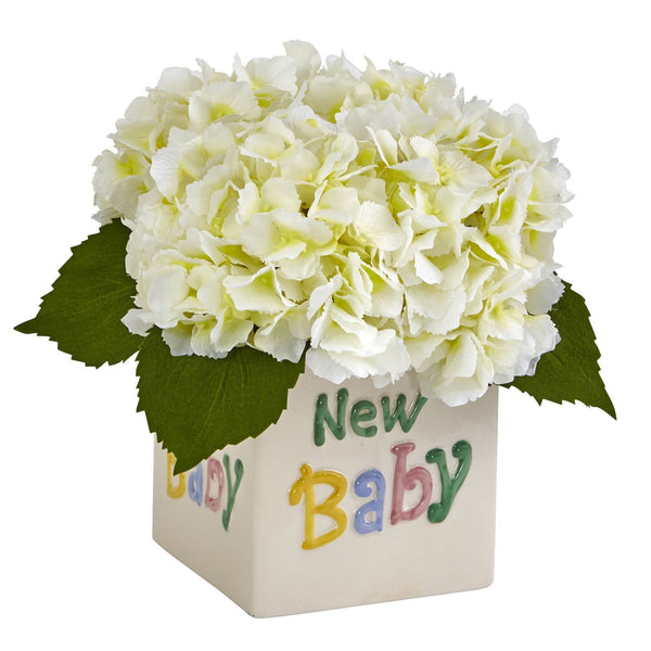 Hydrangea in New Baby Ceramic