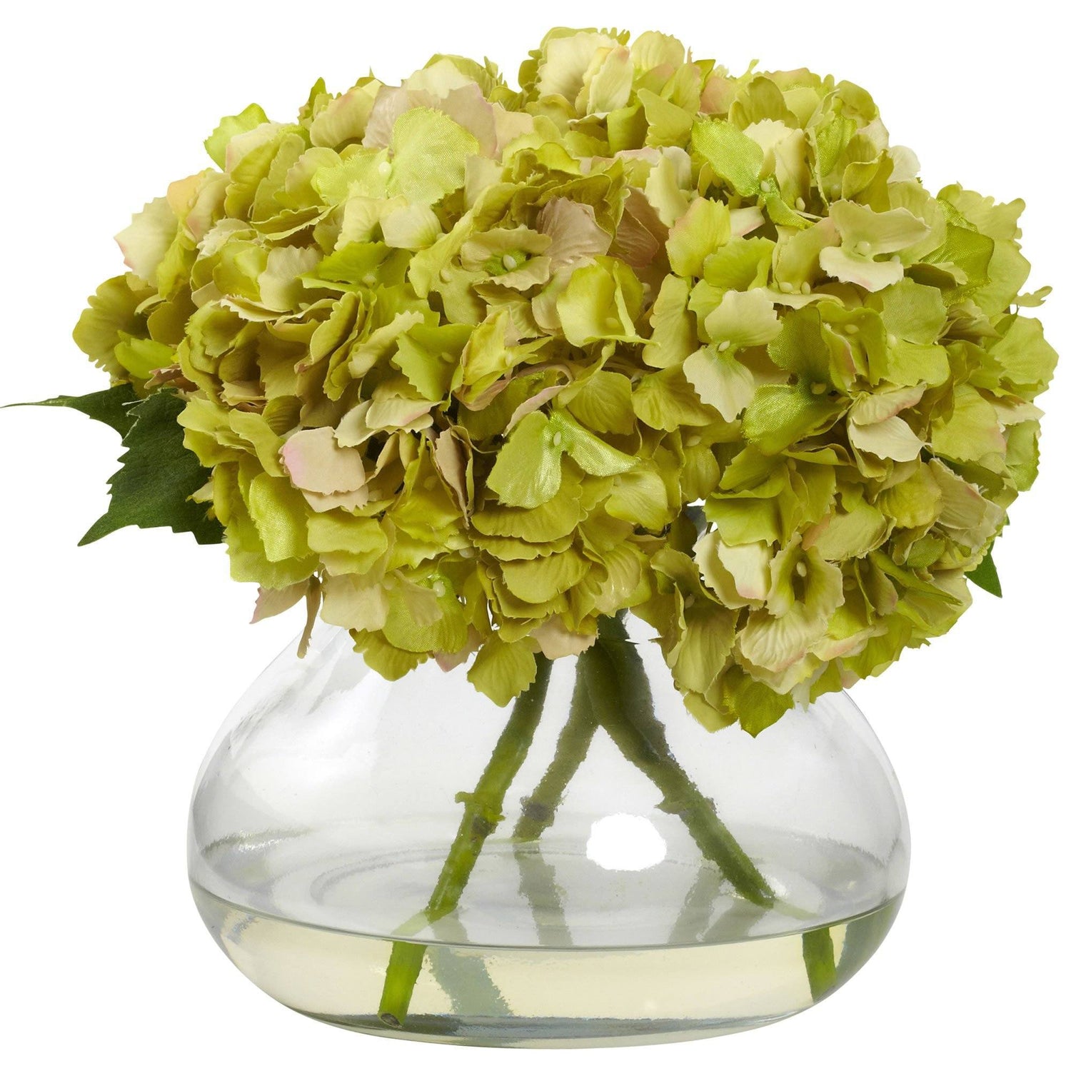 Large Blooming Hydrangea w/Vase